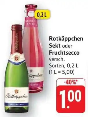 Edeka Rotkäppchen Sekt oder Fruchtsecco Angebot