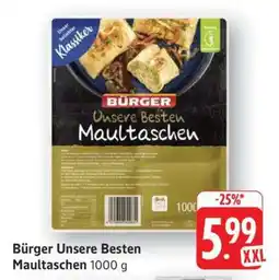 Edeka Bürger Unsere Besten Maultaschen 1000 g Angebot
