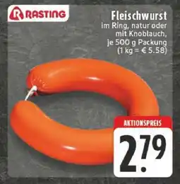 Edeka Fleischwurst Angebot