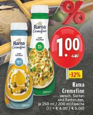 Edeka Rama Cremefine Angebot