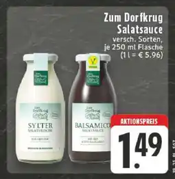 Edeka ZUM DORFKRUG Salatsauce Angebot