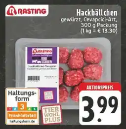 Edeka Rasting Hackbällchen Angebot