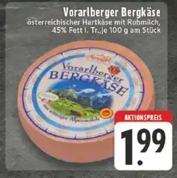 Edeka Vorarlberger Bergkäse Angebot