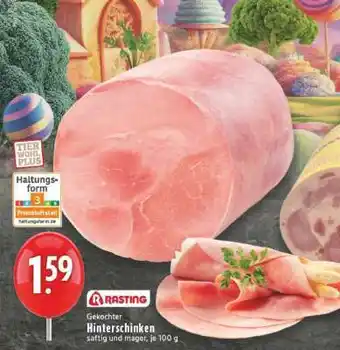 Edeka Rasting Gekochter Hinterschinken Angebot