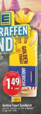 Edeka Golden Toast Sandwich Angebot