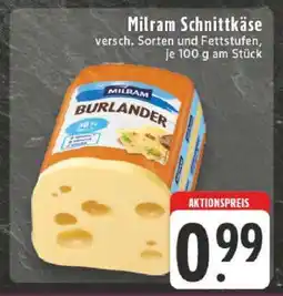 Edeka MILRAM Schnittkäse Angebot