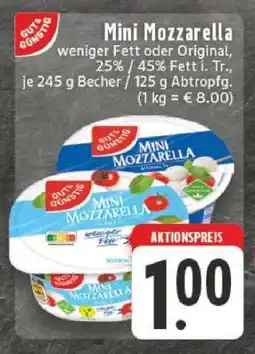 Edeka Mini Mozzarella Angebot
