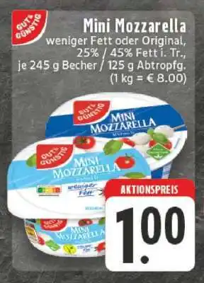 Edeka Mini Mozzarella Angebot