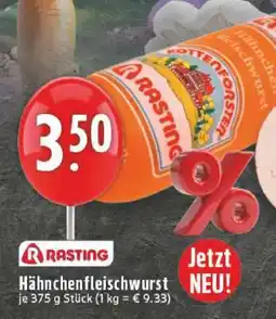 Edeka Rasting Hähnchenfleischwurst Angebot