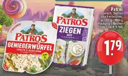 Edeka Patros Genießerwürfel & Ziegenkäse Angebot