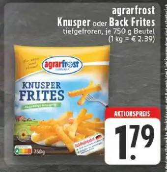 Edeka agrarfrost Knusper oder Back Frites Angebot
