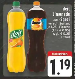 Edeka deit Limonade oder Spezi Angebot
