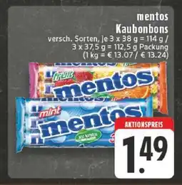 Edeka mentos Kaubonbons Angebot
