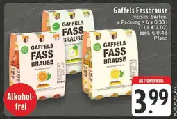 Edeka Gaffels Fassbrause Angebot