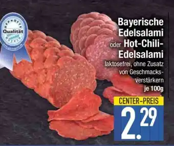Edeka Bayerische Edelsalami oder Hot-Chili-Edelsalami Angebot