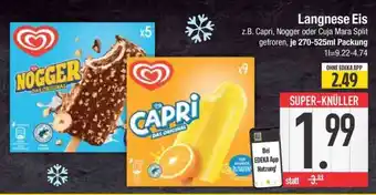 Edeka Langnese Eis Angebot