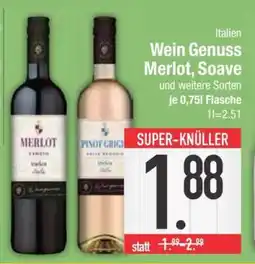 Edeka Wein-Genuss Merlot, Soave Angebot
