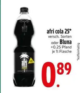 Edeka afri cola 25* oder Bluna Angebot