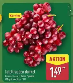 Aldi Nord Tafeltrauben dunkel Angebot