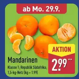 Aldi Nord Mandarinen Angebot