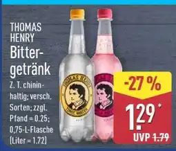 Aldi Nord THOMAS HENRY Bittergetränk Angebot