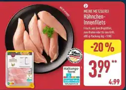 Aldi Nord MEINE METZGEREI Hähnchen-Innenfilets Angebot