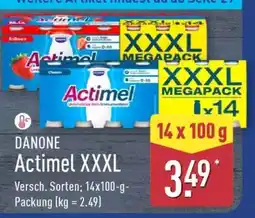 Aldi Nord Actimel XXXL Angebot