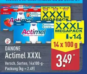 Aldi Nord Actimel XXXL Angebot