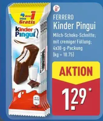 Aldi Nord KINDER Pingui Angebot