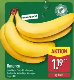 Aldi Nord Bananen Angebot