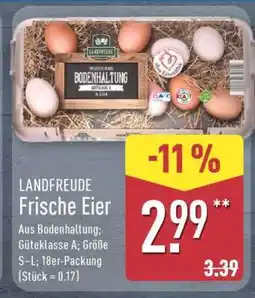 Aldi Nord LANDFREUDE Frische Eier Angebot