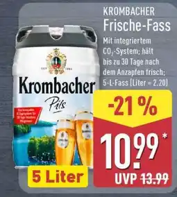 Aldi Nord KROMBACHER Frische-Fass Angebot