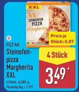 Aldi Nord PIZZ'AH Steinofenpizza Margherita XXL Angebot