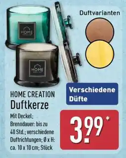 Aldi Nord HOME CREATION Duftkerze Angebot