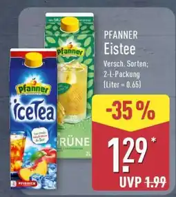 Aldi Nord Pfanner Eistee Angebot