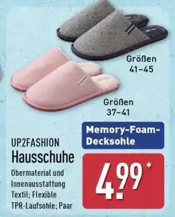 Aldi Nord UP2FASHION Hausschuhe Angebot