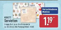 Aldi Nord KOKETT Servietten Angebot