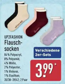 Aldi Nord UP2FASHION Flauschsocken Angebot