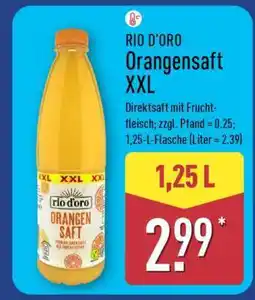 Aldi Nord RIO D’ORO Orangensaft XXL Angebot