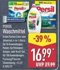 Aldi Nord PERSIL Waschmittel Angebot
