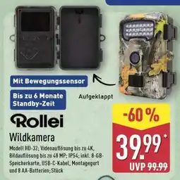 Aldi Nord Rollei Wildkamera Angebot