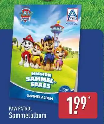 Aldi Nord PAW PATROL Sammelalbum Angebot