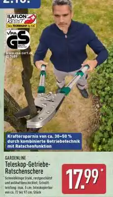 Aldi Nord Teleskop-Getriebe-Ratschenschere Angebot
