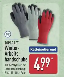 Aldi Nord TOPCRAFT Winter-Arbeitshandschuhe Angebot