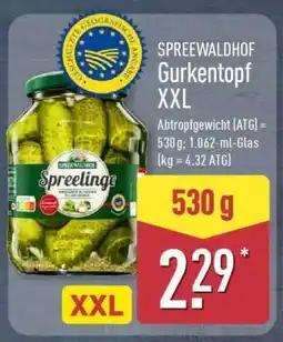 Aldi Nord SPREEWALDHOF Gurkentopf XXL Angebot