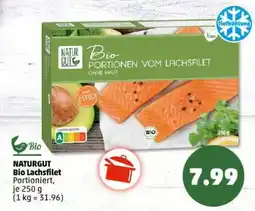 PENNY NATURGUT Bio Lachsfilet Portioniert Angebot