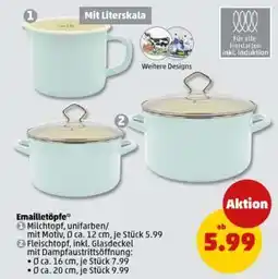 PENNY Milchtopf, unifarben/mit Motiv, Ø ca. 12 cm Angebot