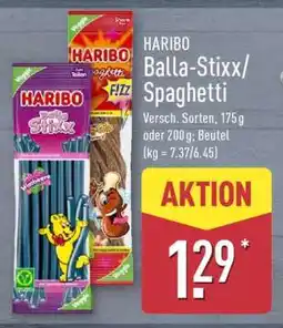 Aldi Nord HARIBO Balla-Stixx/Spaghetti Angebot