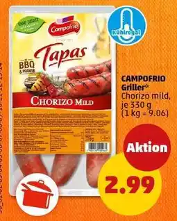 PENNY CAMPofRIO Griller* Chorizo mild Angebot