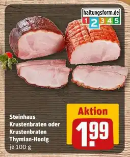 REWE Steinhaus Krustenbraten oder Krustenbraten Thymian-Honig Angebot